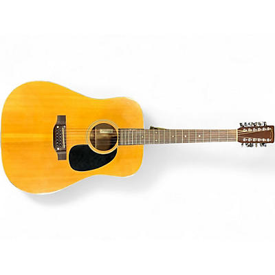 Used 1980s Takamine F385 Natural 12 String Acoustic Guitar