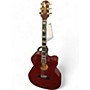 Used 1980s Takamine PT-015-ST Wine Red Acoustic Electric Guitar Wine Red