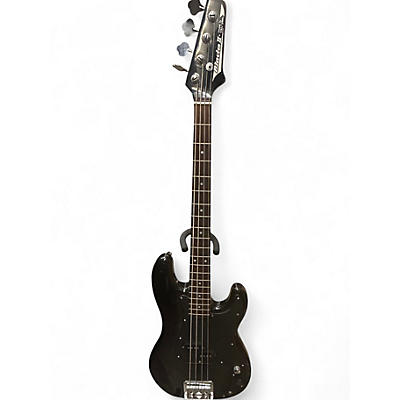 Used 1980s V.m.i Sebring Blade II Black Electric Bass Guitar