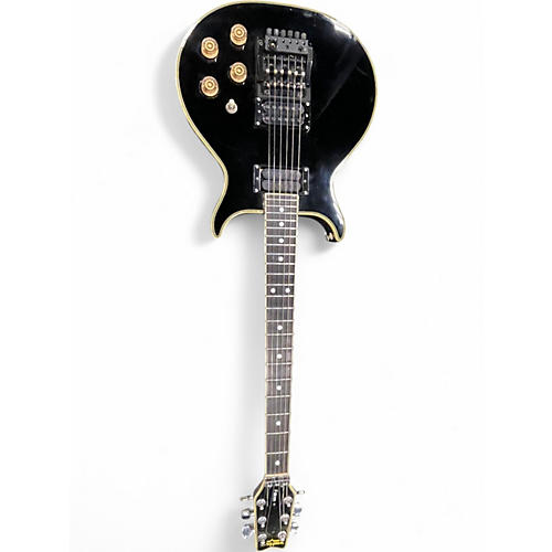 Used 1980s Washburn FALCON Black Solid Body Electric Guitar Black