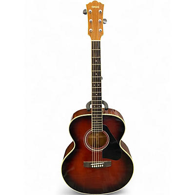 Used 1980s Yamaha CJ-818SB Sunburst Acoustic Guitar