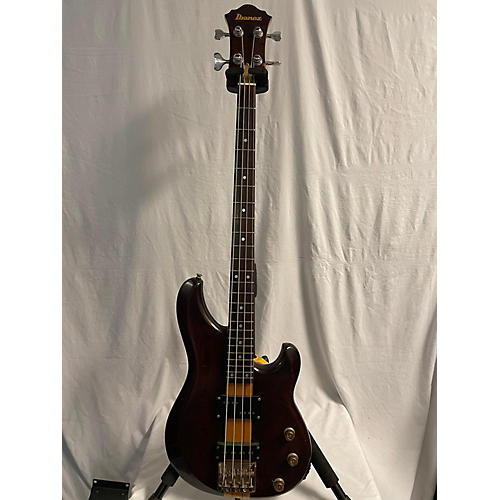 Ibanez Used 1981 Ibanez Mc 824 Dark Stain Electric Bass Guitar dark stain