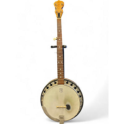 Used 1982 Deering INTERMEDIATE Natural Banjo