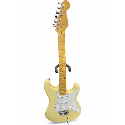 Used 1983 Fender Dan Smith Era Cream Solid Body Electric Guitar