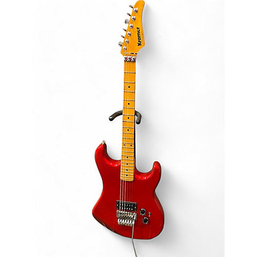 Used 1983 Kramer Pacer Red Solid Body Electric Guitar Red