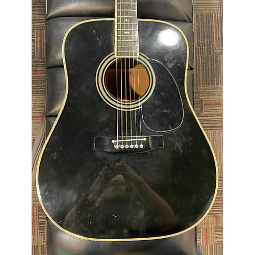 Takamine Used 1983 Takamine Ef341 Black Acoustic Electric Guitar Black