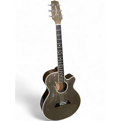 Used 1984 Takamine PT108 Silver Sparkle Acoustic Electric Guitar