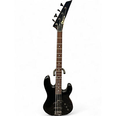 Used 1986 Charvel 2B Black Electric Bass Guitar