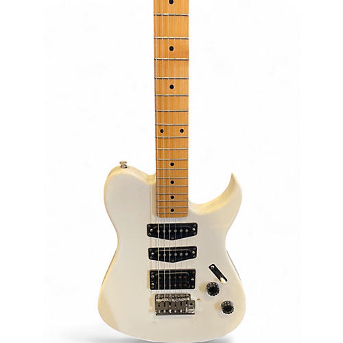 Used 1986 Squier Bullet HST White Solid Body Electric Guitar White
