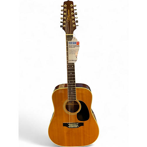 Used 1986 Takamine EF-400S Natural 12 String Acoustic Electric Guitar Natural
