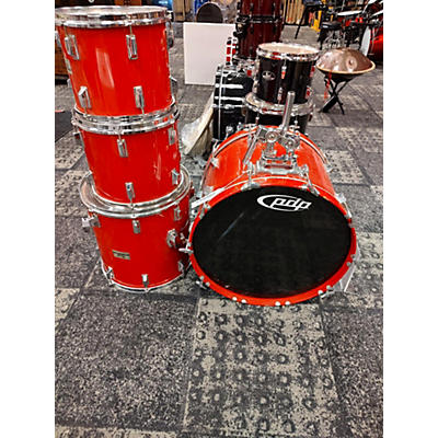 Pearl Used 1987 Pearl 4 piece World Series Candy Apple Red Drum Kit