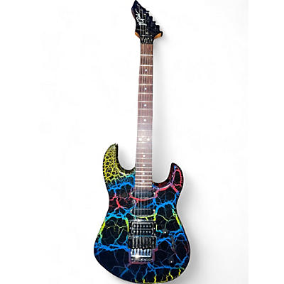 Used 1988 B.C. Rich ST3 RAINBOW CRACKLE Solid Body Electric Guitar