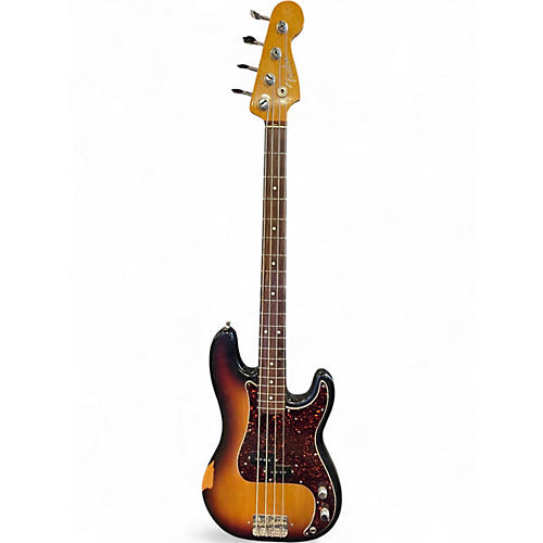 Used 1988 Fender 62' Reissue Precision Bass 3 Color Sunburst Electric Bass Guitar 3 Color Sunburst