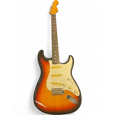 Used 1988 Fender MIJ 62RI Stratocaster 3 Tone Sunburst Solid Body Electric Guitar