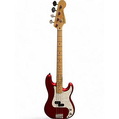 Used 1988 Fender MIJ P BASS Ruby Electric Bass Guitar