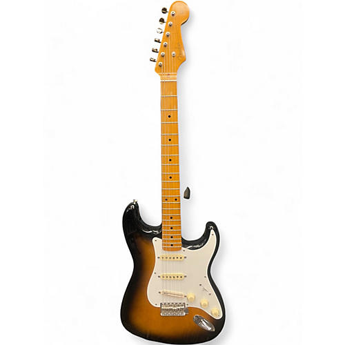 Used 1988 Fender STRATOCATER ST54 3 Tone Sunburst Solid Body Electric Guitar 3 Tone Sunburst