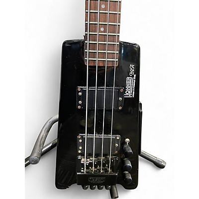 Used 1988 Hohner B2A Black Electric Bass Guitar