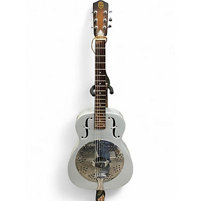 Used 1989 Dobro Duolian Blue Resonator Guitar