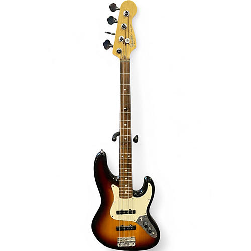 Used 1989 Fender american standard long horn jazz bass Brown Sunburst Electric Bass Guitar Brown Sunburst
