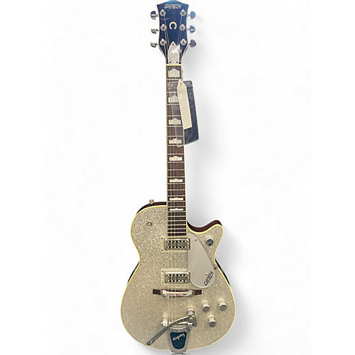 Gretsch Guitars Used 1989 Gretsch Guitars G6129T SPARKLE JET Silver Sparkle Solid Body Electric Guitar Silver Sparkle