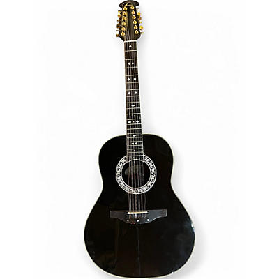 Used 1989 Ovation LEGEND Black 12 String Acoustic Guitar