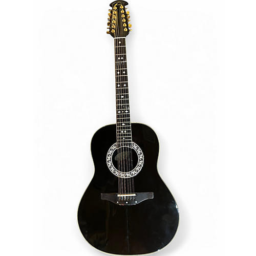 Used 1989 Ovation LEGEND Black 12 String Acoustic Guitar Black