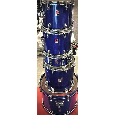 Premier Used 1989 Premier 5 piece XPK Blue Lacquer Drum Kit