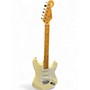 Used 1989 Squier E SERIES STRATOCASTER Vintage White Solid Body Electric Guitar Vintage White
