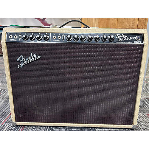 Fender Used 1990 Fender 1965 Reissue Twin Reverb 85W 2x12 Tube Guitar Combo Amp