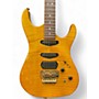 Used Hamer Used 1990 Hamer USA Custom S transparent amber Solid Body Electric Guitar transparent amber