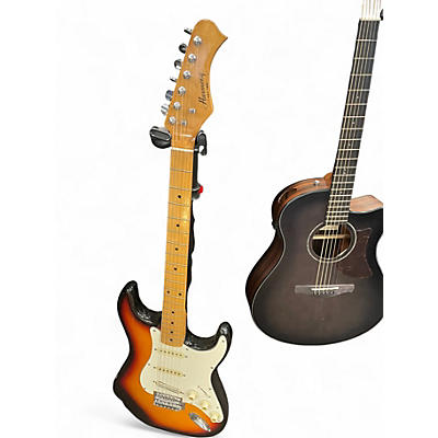 Used 1990 Harmony H80T 3 Tone Sunburst Solid Body Electric Guitar