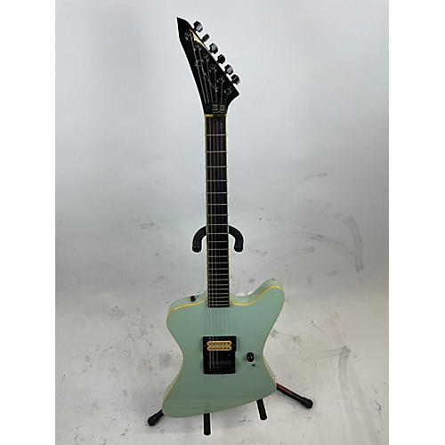Used 1990 Lentz Firebird I Foam Green Solid Body Electric Guitar Foam Green