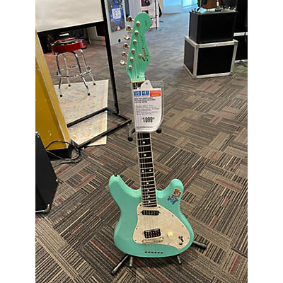 Squier Used 1990 Squier VENUS Seafoam Green Solid Body Electric Guitar