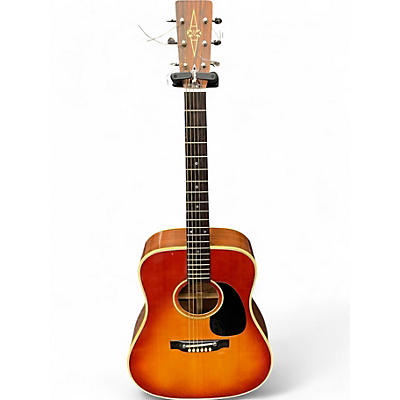 Used 1990s Alvarez 5025 Dreadnought Cherry Sunburst Acoustic Guitar