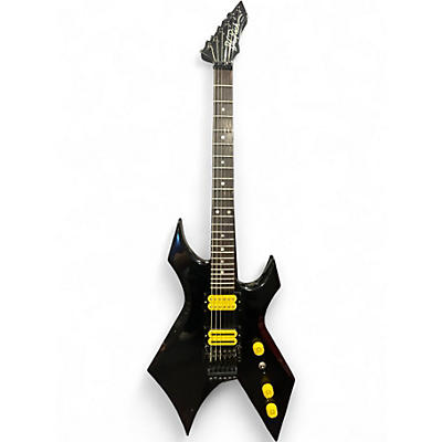 Used 1990s B.C. Rich USA Warlock Black Solid Body Electric Guitar
