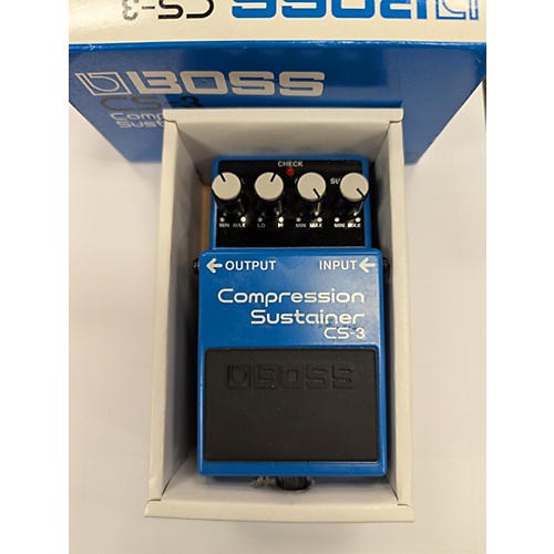 BOSS Used 1990s BOSS CS3 Compressor Sustainer Effect Pedal