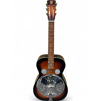 Used 1990s Dobro Square Neck Tobacco Sunburst Resonator Guitar