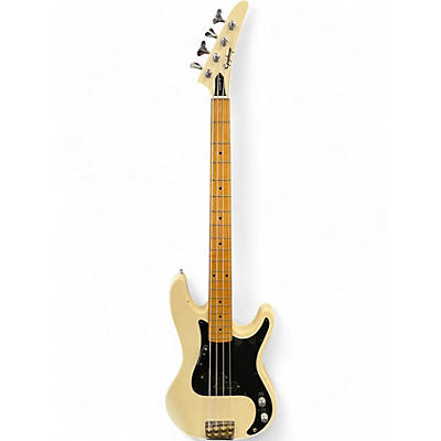 Used 1990s Epiphone Accubass Olympic White Electric Bass Guitar