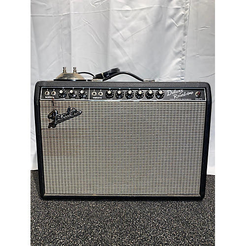 Fender Used 1990s Fender 1965 Reissue Deluxe Reverb 22W 1x12 Tube Guitar Combo Amp