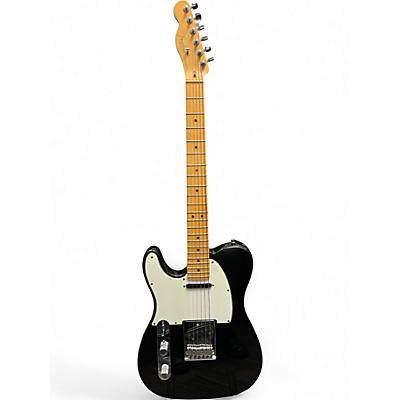 Used 1990s Fender American Standard Telecaster Left Handed Black Electric Guitar
