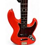 Used 1990s Fender MIJ 62 REISSUE JAZZ BASS STACK KNOB  FIESTA RED Electric Bass Guitar FIESTA RED