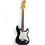 Used 1990s Fender Standard Stratocaster HSS Black Solid Body Electric Guitar Black