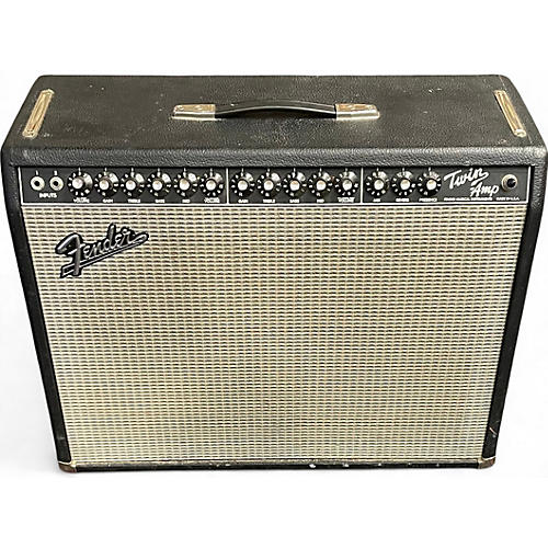 Used 1990s Fender Twin Amp Tube Guitar Combo Amp