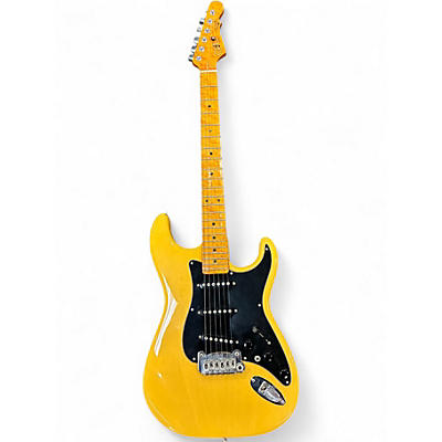 Used 1990s G&L S-500 Yellow Solid Body Electric Guitar