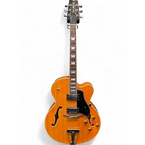 Used 1990s Hamer JZ5 Natural Hollow Body Electric Guitar Natural