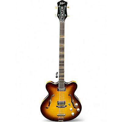 Used 1990s Hofner Contemporary Series 500/7 Hollowbody Sunburst Electric Bass Guitar
