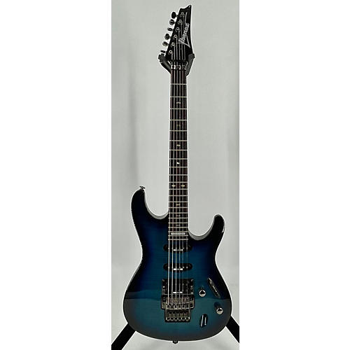 Ibanez Used 1990s Ibanez SGC Sabre Custom Guitar Blue Burst Solid Body Electric Guitar Blue Burst