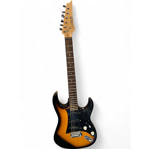 Ibanez Used 1990s Ibanez Z Silver Cadet 2 Tone Sunburst Solid Body Electric Guitar 2 Tone Sunburst