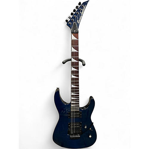 Used 1990s Jackson SOLOIST HH MIJ Trans Blue Solid Body Electric Guitar Trans Blue