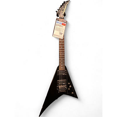 Used 1990s Jackson professional rhoads std V  Black Solid Body Electric Guitar